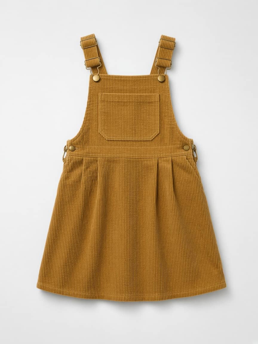 Corduroy Overall Dress