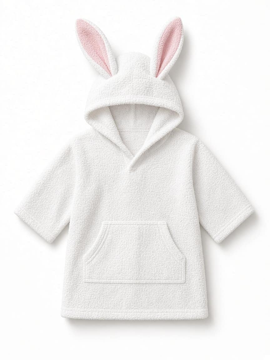 Bunny Ear Hooded Towel Robe