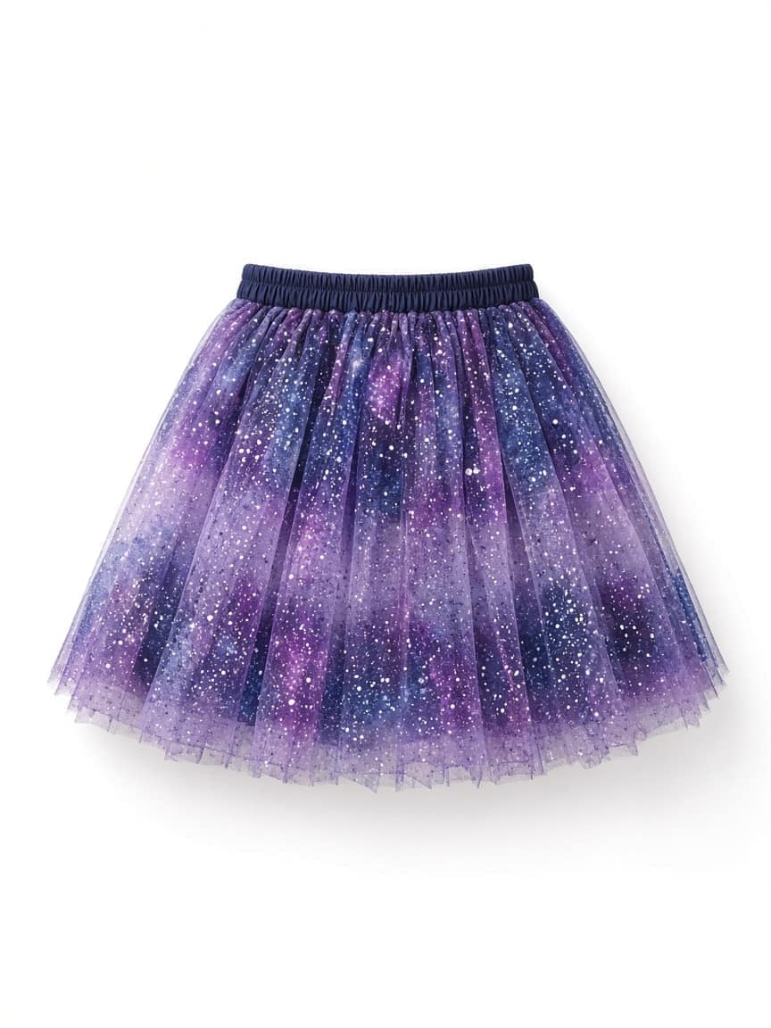 Galaxy Glitter Tutu Skirt