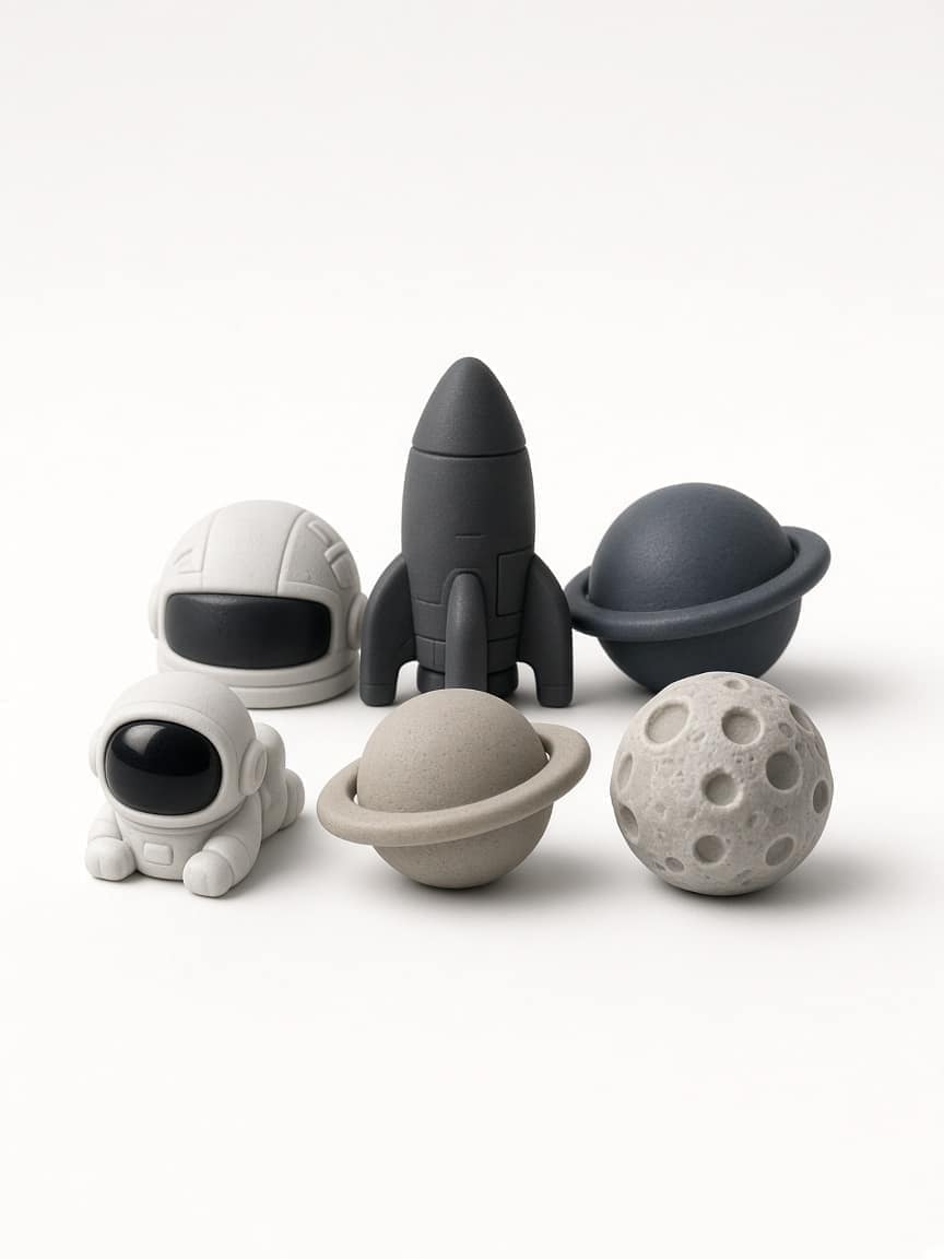 Space Explorer Eraser Collection