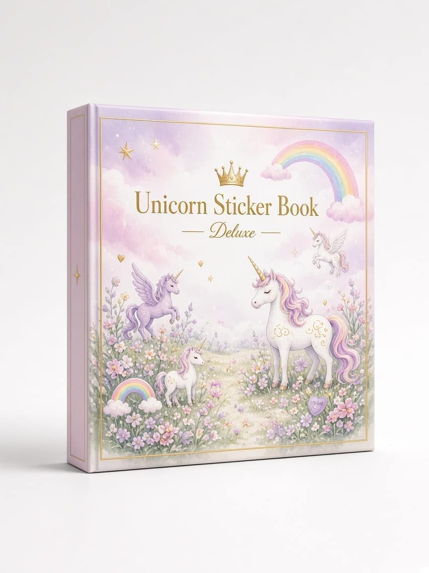 Unicorn Sticker Book Deluxe