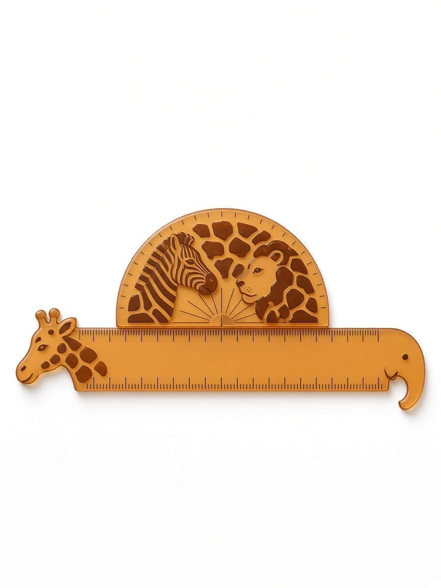 Safari Animal Ruler and Protractor