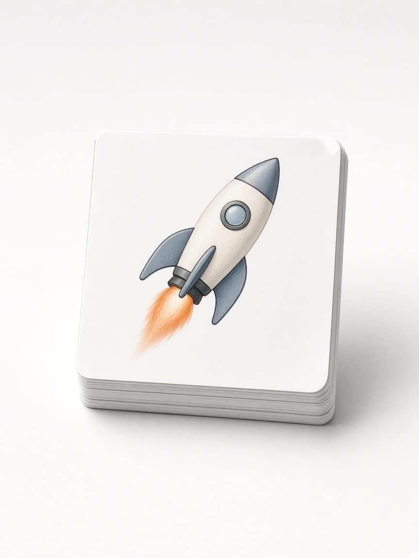 Rocket Ship Lunch Notes Pad