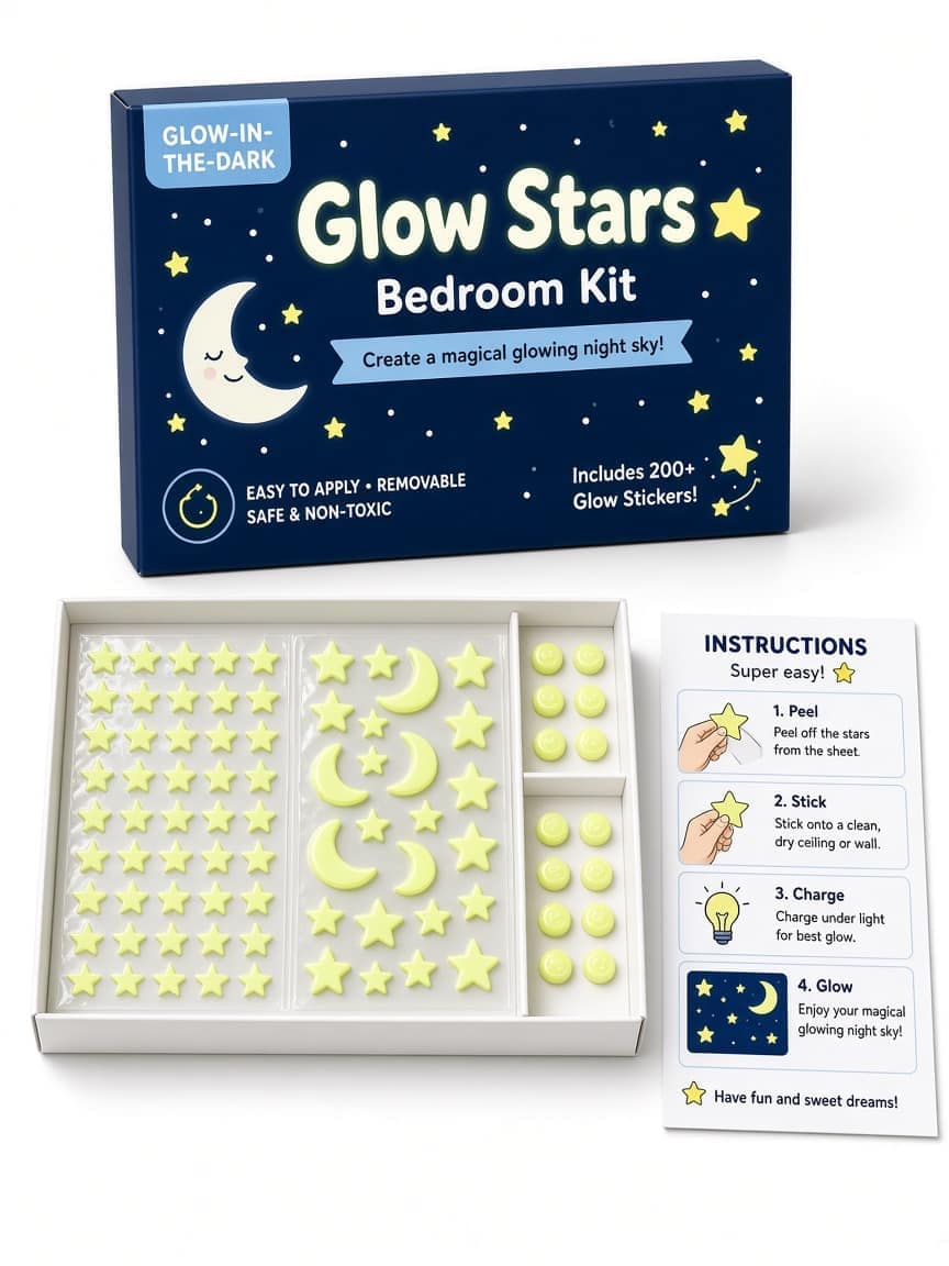 Glow Stars Bedroom Kit