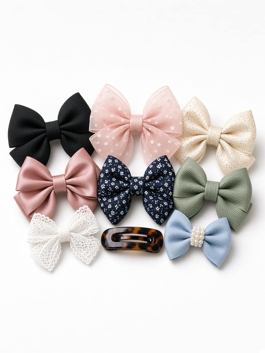 Hair Bow Clip Variety Pack